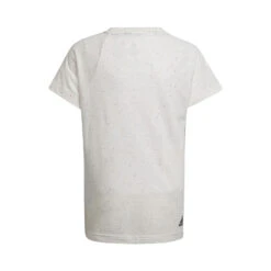 ADIDAS 3 Bar T-Shirt Girls - White, Grey -Padel Pro Shop 16927000 0 2