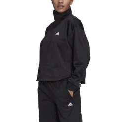 ADIDAS Game And Go 1/4-Zip Track Long Sleeve Women - Black -Padel Pro Shop 17391000 15