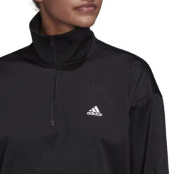 ADIDAS Game And Go 1/4-Zip Track Long Sleeve Women - Black -Padel Pro Shop 17391000 17