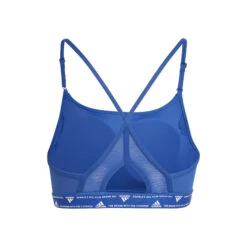 ADIDAS Aeroreact Low-Support 3 Stripes Sports Bras Women - Blue -Padel Pro Shop 17407000 0 2
