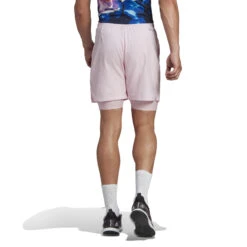 ADIDAS US Series 2in1 Shorts Men - Pink -Padel Pro Shop 17444000 14