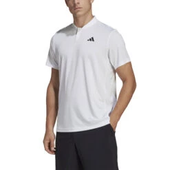 ADIDAS Club Henley Polo Men - White, Black -Padel Pro Shop 17918000 13