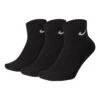 Nike Value Cotton Quarter Tennis Socks 3 Pack - Black, White -Padel Pro Shop 43589000 000