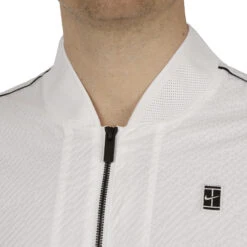 Nike Court Varsity Training Jacket Men - White, Black -Padel Pro Shop 45140000 32