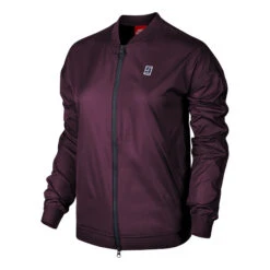 Nike Bomber Training Jacket Women - Dark Red, Black