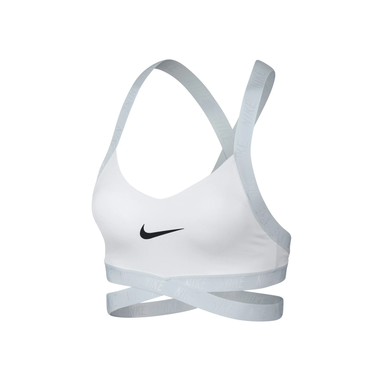 Nike Indy Logo Sports Bras Women - White, Lightgrey 8 Nike Indy Logo Sports Bras Women - White, Lightgrey - Image 6