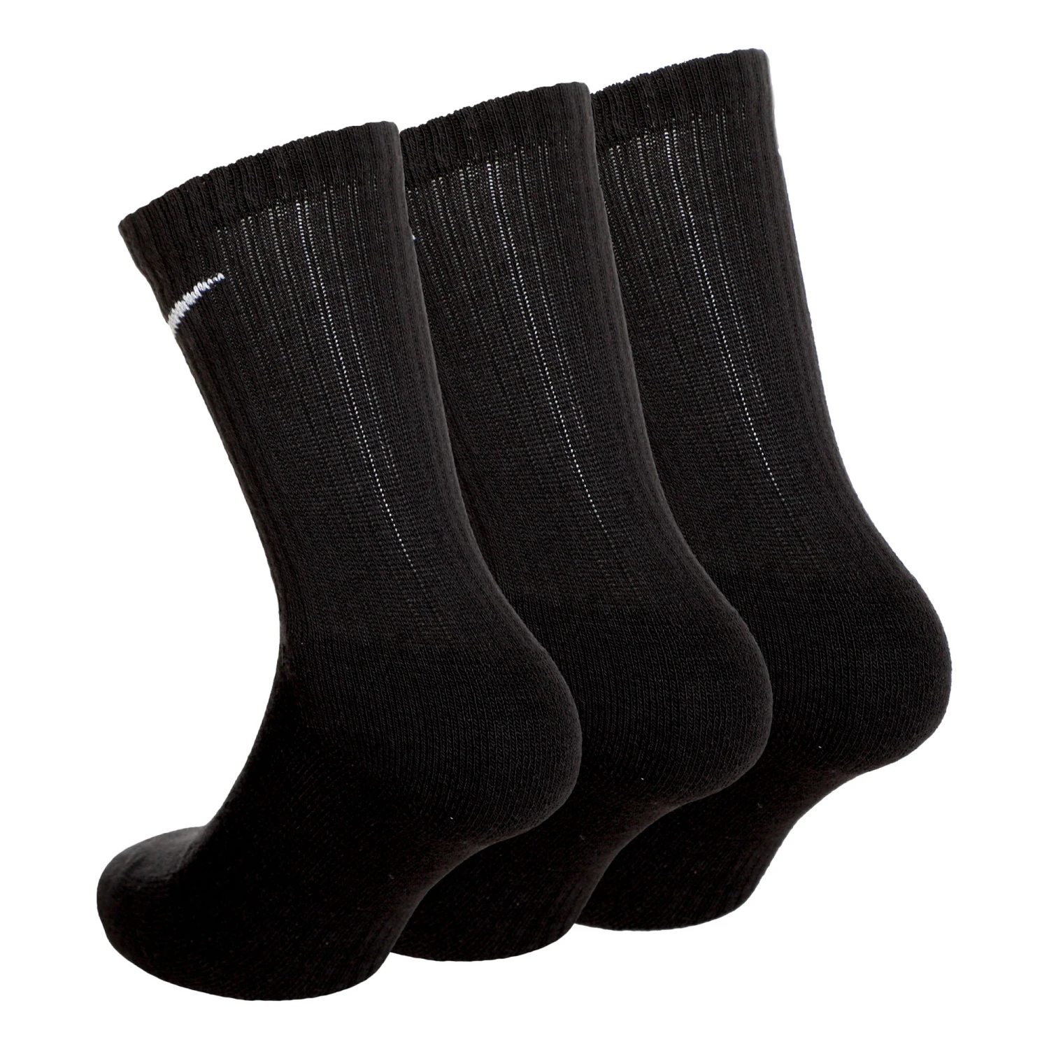 Nike Everyday Cush Crew Sports Socks 3 Pack - Black 4 Nike Everyday Cush Crew Sports Socks 3 Pack - Black - Image 2