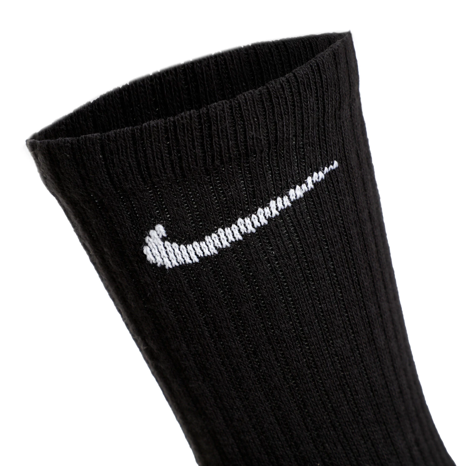 Nike Everyday Cush Crew Sports Socks 3 Pack - Black 5 Nike Everyday Cush Crew Sports Socks 3 Pack - Black - Image 3