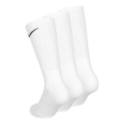Nike Everyday Cush Crew Sports Socks 3 Pack - White, Black -Padel Pro Shop 48898000 0 2