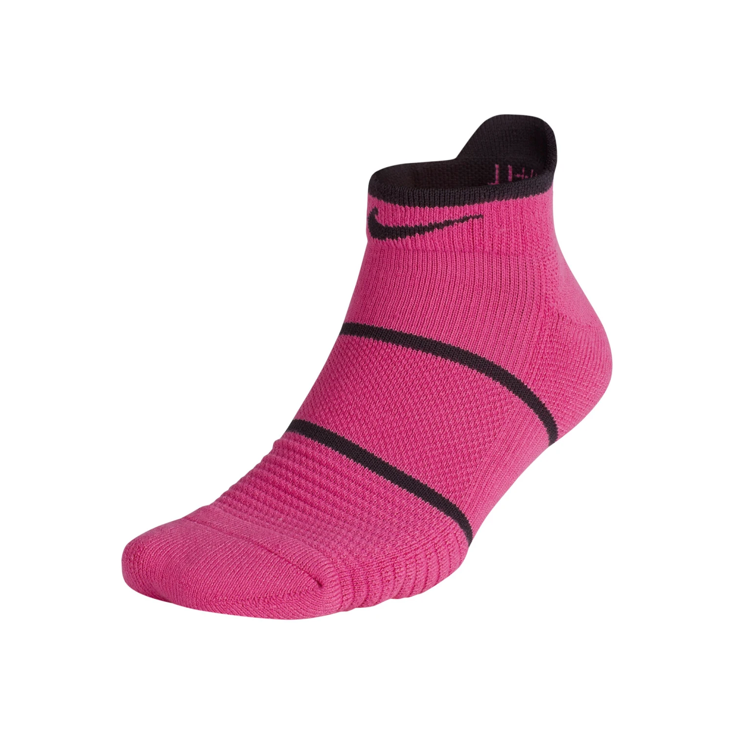 Nike Court Essential No-Show Tennis Socks - Pink, Dark Grey 3 Nike Court Essential No-Show Tennis Socks - Pink, Dark Grey