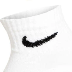 Nike Everyday Lightweight Tennis Socks 3 Pack - White, Black 11 Nike Everyday Lightweight Tennis Socks 3 Pack - White, Black -Padel Pro Shop 49335000 12
