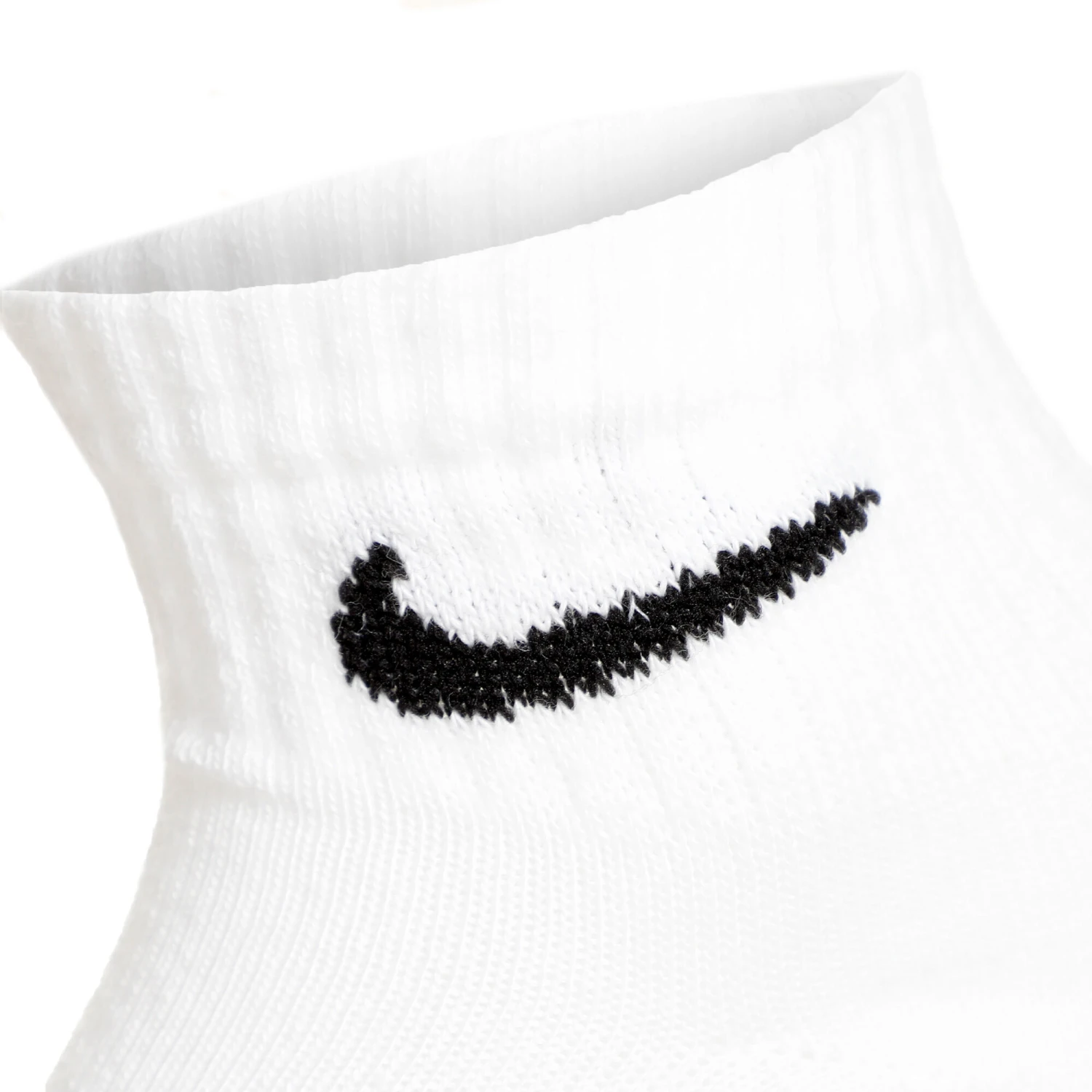 Nike Everyday Lightweight Tennis Socks 3 Pack - White, Black 7 Nike Everyday Lightweight Tennis Socks 3 Pack - White, Black - Image 5