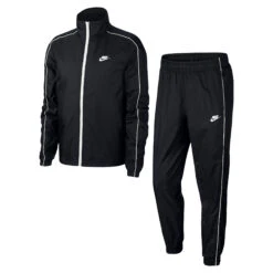 Nike Sportswear Woven Tracksuit Men - Black, White -Padel Pro Shop 49472000 000