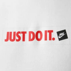 Nike Sportswear Just Do It Fleece Hoody Men - White, Red -Padel Pro Shop 49477000 33