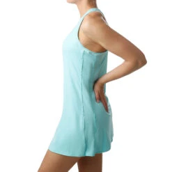 Nike Court Dry Dress Women - Turquoise, White -Padel Pro Shop 49511000 21