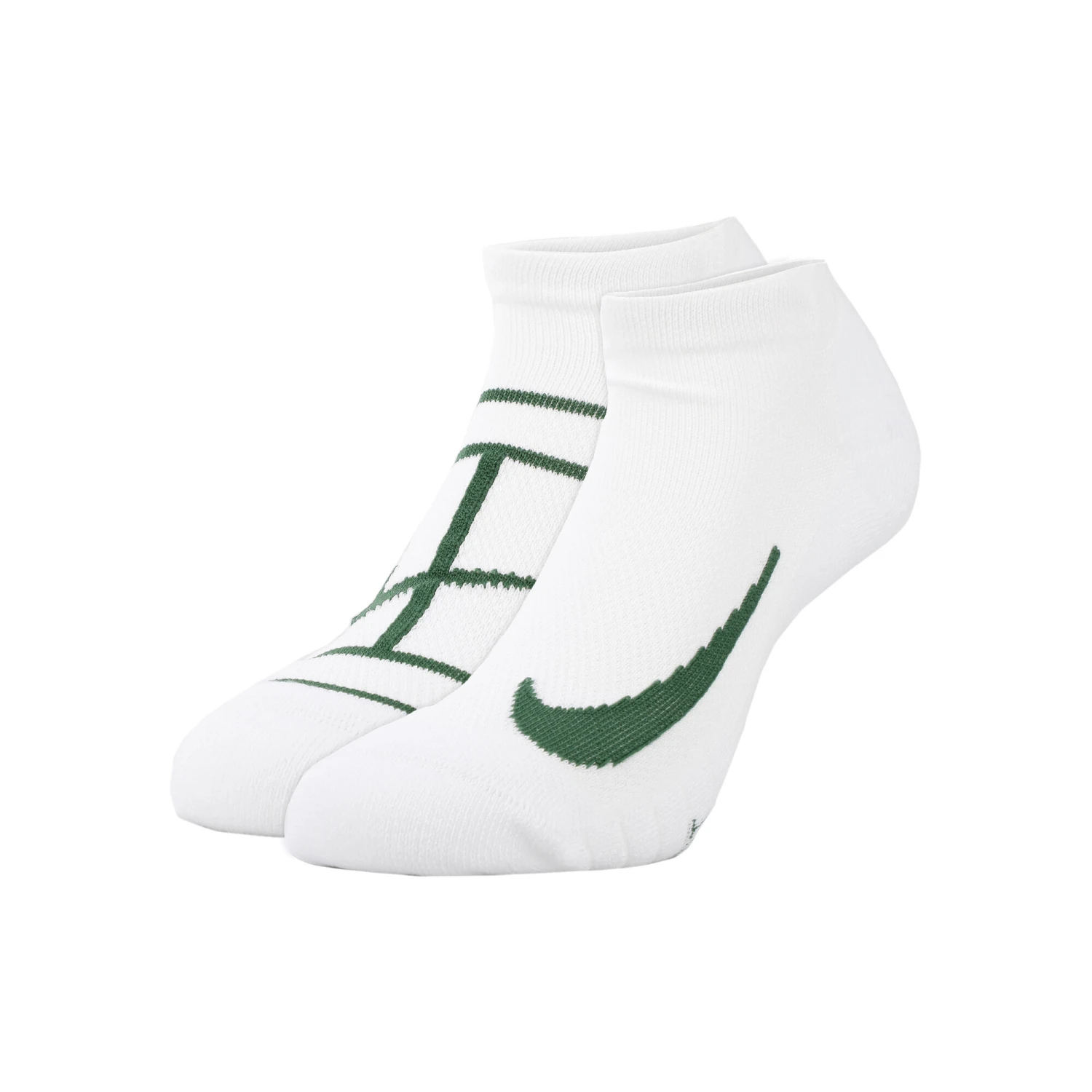 Nike Court Multiplier Max Sports Socks - White, Green 3 Nike Court Multiplier Max Sports Socks - White, Green