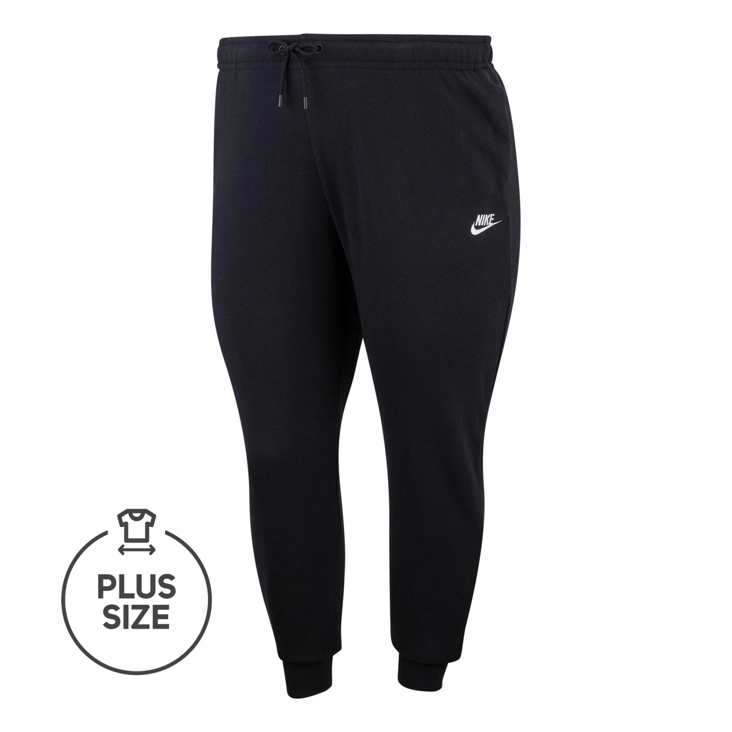 Nike Sportswear Essential Plus Size Training Pants Women - Black, White 3 Nike Sportswear Essential Plus Size Training Pants Women - Black, White