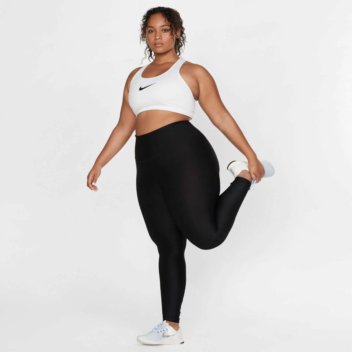 Nike Plus Size Sports Bras Women - White, Black 5 Nike Plus Size Sports Bras Women - White, Black - Image 3