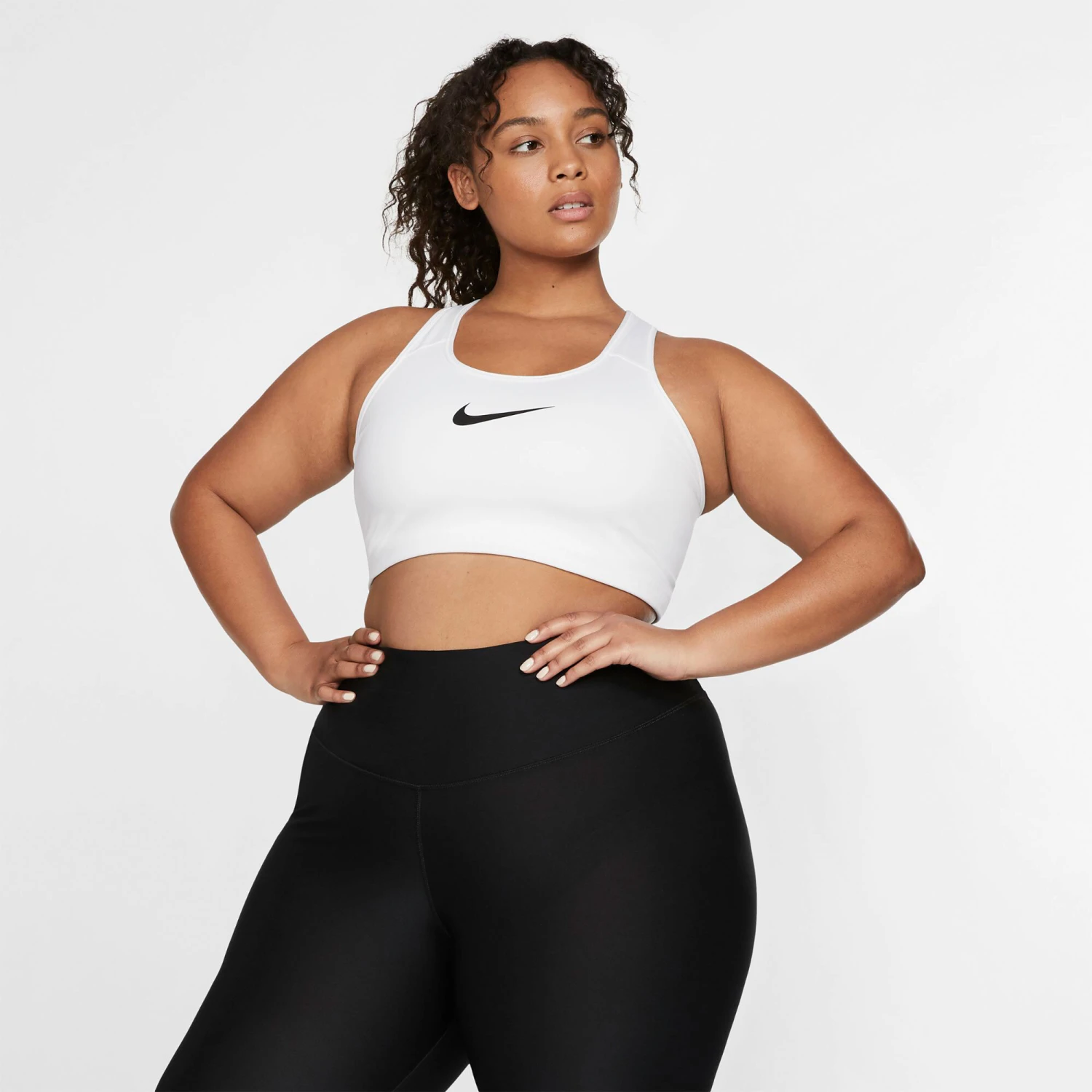 Nike Plus Size Sports Bras Women - White, Black 6 Nike Plus Size Sports Bras Women - White, Black - Image 4