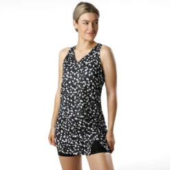 Nike Dri-Fit Victory Printed Tank Top Women - Black, White -Padel Pro Shop 53920000 10