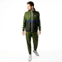 Nike Sportswear Hooded Woven Tracksuit Men - Green, White -Padel Pro Shop 54060000 10