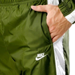 Nike Sportswear Hooded Woven Tracksuit Men - Green, White -Padel Pro Shop 54060000 17