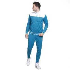 Nike Court Heritage Training Jacket Men - Petrol, White -Padel Pro Shop 55271000 12