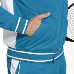 Nike Court Heritage Training Jacket Men - Petrol, White -Padel Pro Shop 55271000 16