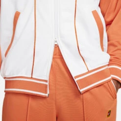 Nike Court Heritage Training Jacket Men - White, Orange -Padel Pro Shop 55272000 16