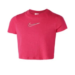 Nike Sportswear Dance Printed Cropped T-Shirt Girls - Pink