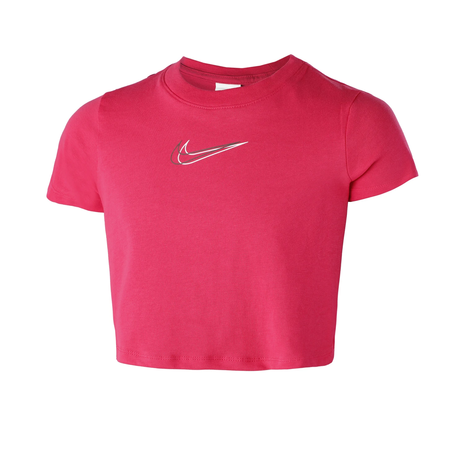 Nike Sportswear Dance Printed Cropped T-Shirt Girls - Pink 3 Nike Sportswear Dance Printed Cropped T-Shirt Girls - Pink