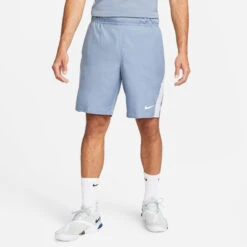 Nike Court Victory Dri-Fit 9in Shorts Men - Lightgrey, White -Padel Pro Shop 55907000 14