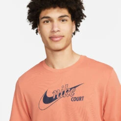 Nike Court Dri-Fit Swoosh T-Shirt Men - Orange, Blue -Padel Pro Shop 55942000 17