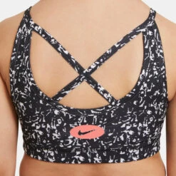 Nike Dri-Fit Icon Indy All Over Print Sports Bras Kids - Black, White -Padel Pro Shop 56075000 15