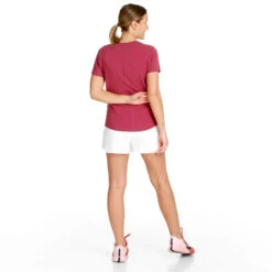 Nike Dri-Fit One Luxe STD T-Shirt Women - Berry -Padel Pro Shop 56681000 0 4