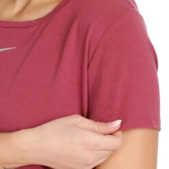 Nike Dri-Fit One Luxe STD T-Shirt Women - Berry -Padel Pro Shop 56681000 0 9
