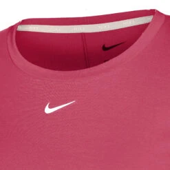 Nike Dri-Fit One Luxe STD T-Shirt Women - Berry -Padel Pro Shop 56681000 10