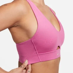Nike Dri-Fit Indy Plunge Cutout Sports Bras Women - Pink -Padel Pro Shop 56696000 15