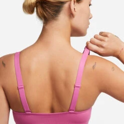 Nike Dri-Fit Indy Plunge Cutout Sports Bras Women - Pink -Padel Pro Shop 56696000 18