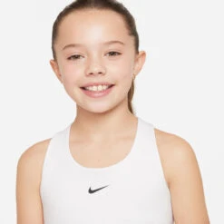 Nike Dri-Fit Swoosh Sports Bras Girls - White -Padel Pro Shop 56848000 15
