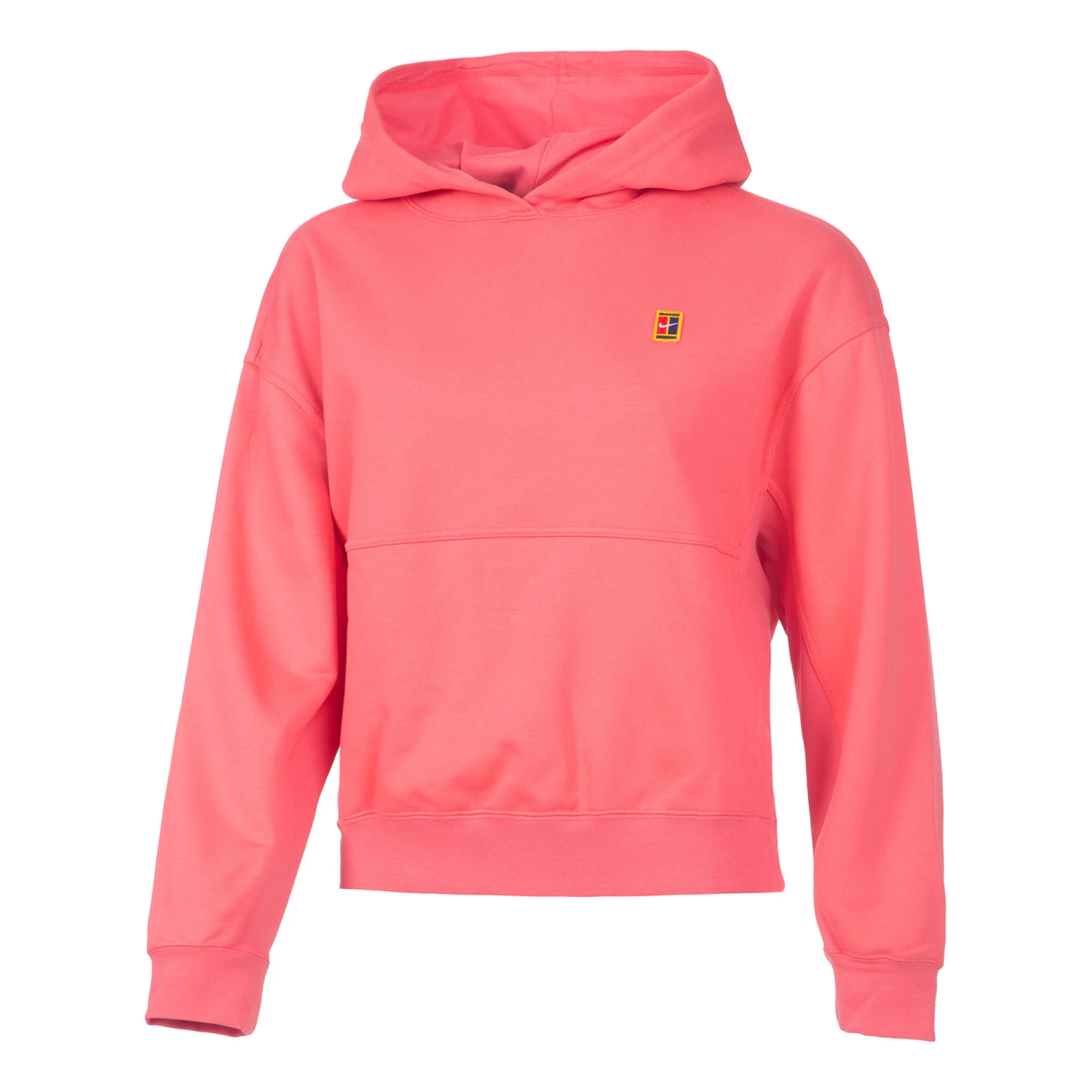Nike Dri-Fit Court Heritage Fleece Hoody Women - Coral 3 Nike Dri-Fit Court Heritage Fleece Hoody Women - Coral