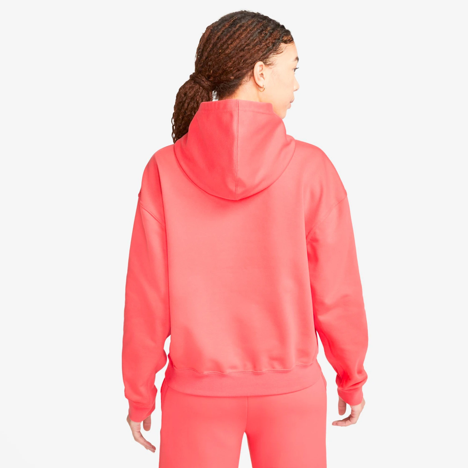 Nike Dri-Fit Court Heritage Fleece Hoody Women - Coral 8 Nike Dri-Fit Court Heritage Fleece Hoody Women - Coral - Image 6