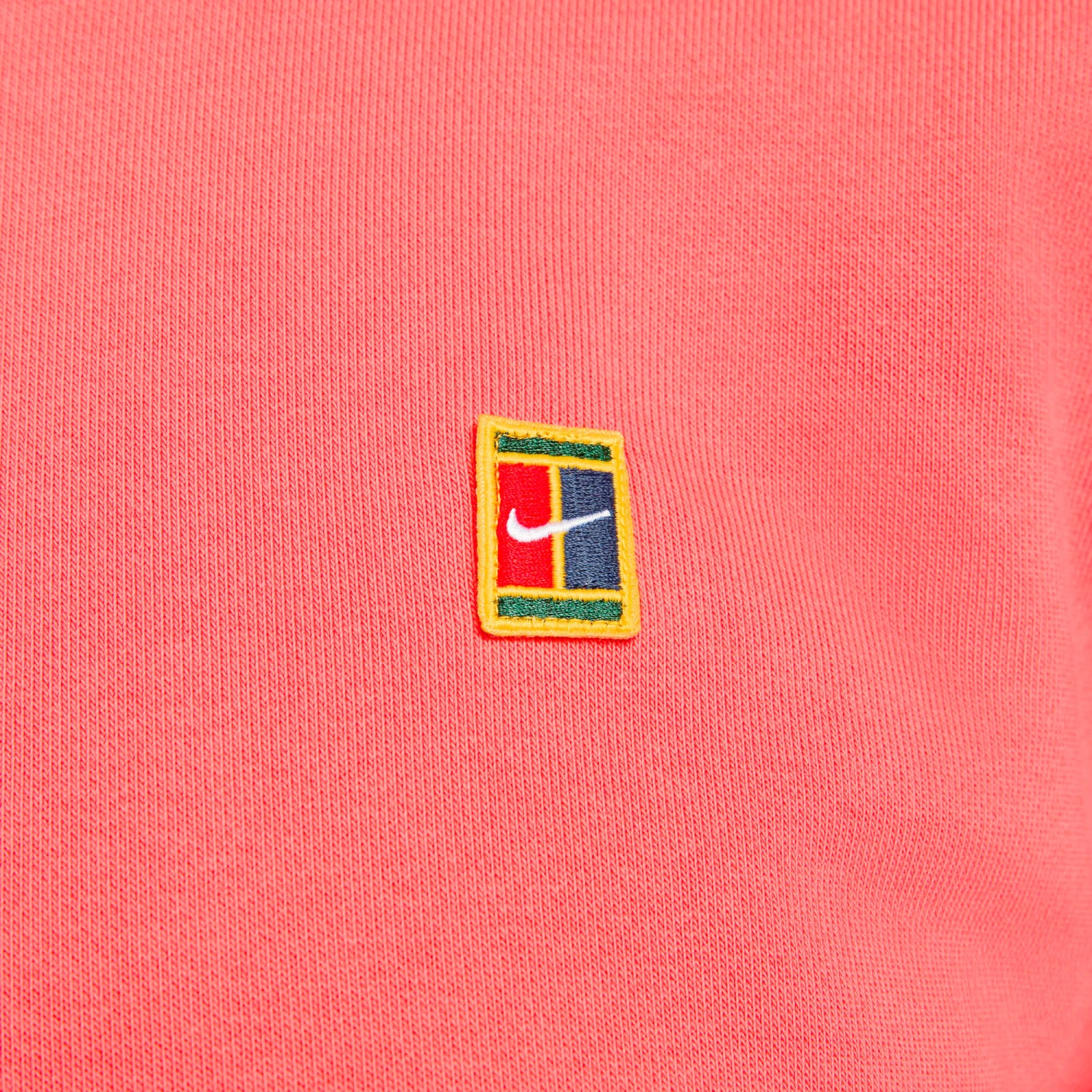 Nike Dri-Fit Court Heritage Fleece Hoody Women - Coral 11 Nike Dri-Fit Court Heritage Fleece Hoody Women - Coral - Image 9