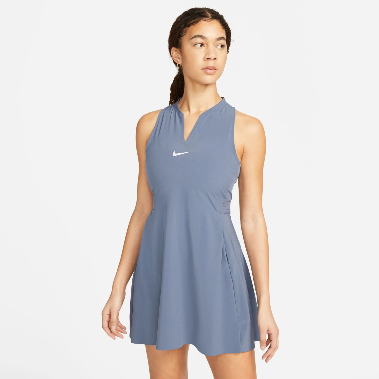 Nike Dri-Fit Advantage Dress Women - Blue Grey 8 Nike Dri-Fit Advantage Dress Women - Blue Grey - Image 6