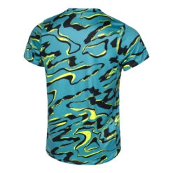 Nike Dri-Fit Advantage Court Print T-Shirt Men - Turquoise -Padel Pro Shop 57138000 0 2