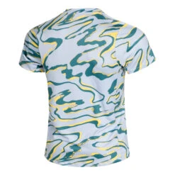Nike Dri-Fit Advantage Court Print T-Shirt Men - Light Blue, Multicoloured -Padel Pro Shop 57139000 0 2